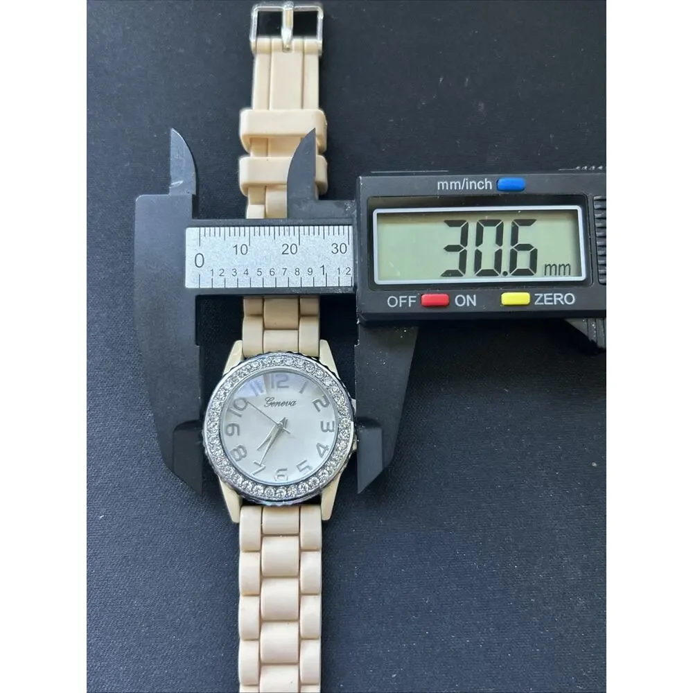 Geneva Beige Dial And Band Women’s Quartz Watch